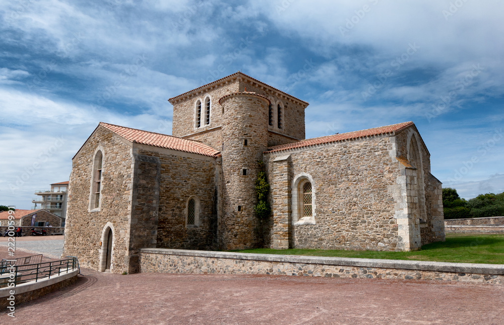Saint-Nicolas priory in la Chaume Les Sables d`Olonne, France
