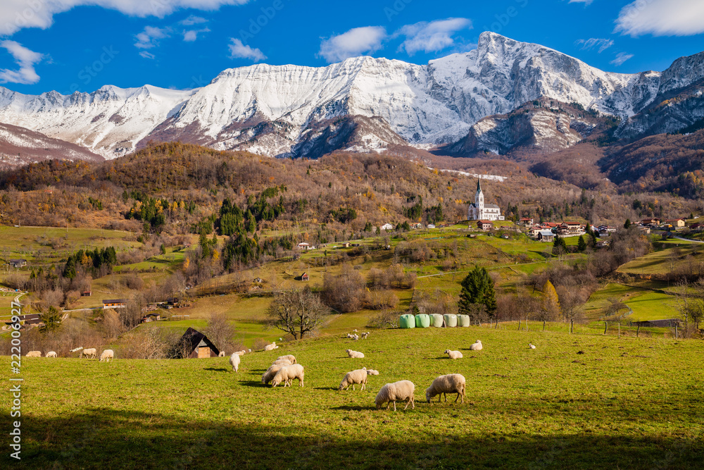 Panorama di Serpenizza, Slovenia