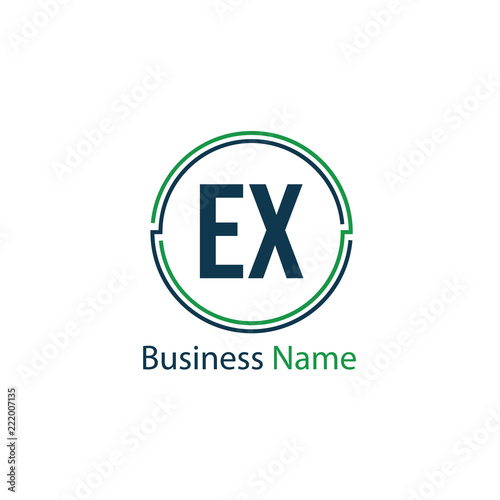 Free Download Initial Letter EX Logo Template Design - GFXLoad