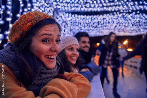 Woman On Ice Rink
