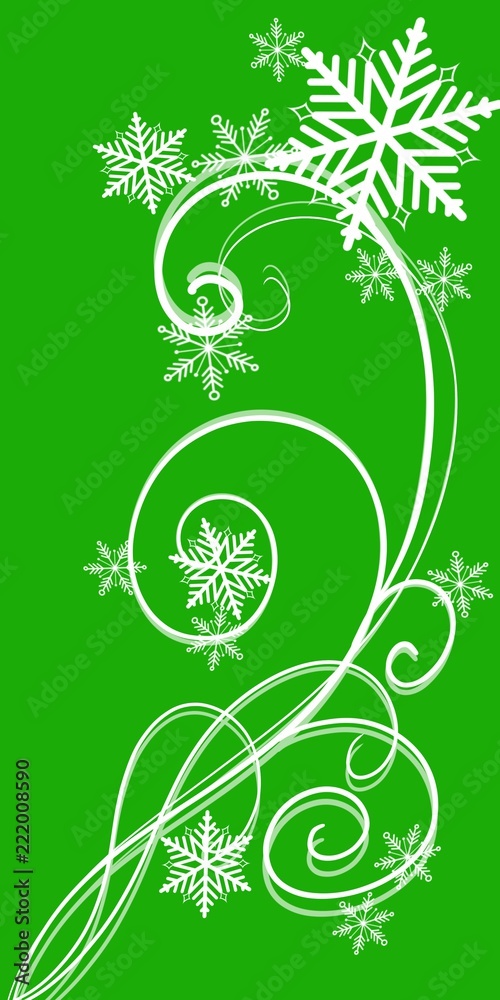 hand drawn flourish lines decorative scrolls and snowflakes design and background hand drawn flourish lines decorative scrolls and snowflakes design and background
