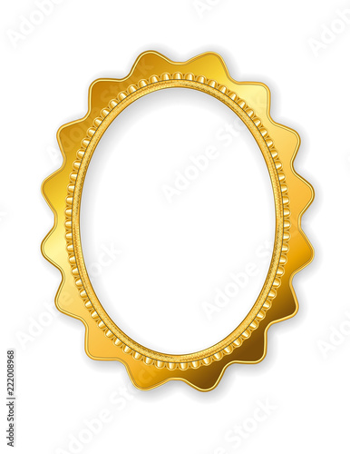 oval vintage picture frame