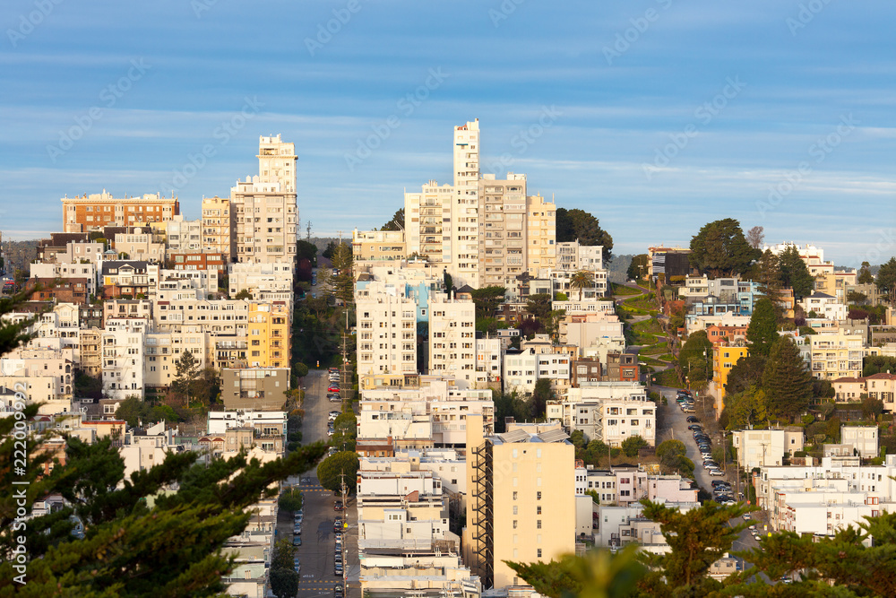 Russian Hill Neighborhood, San Francisco, California, USA