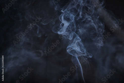 Smoke blurred background.