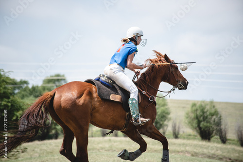 Woman Plays Polocrosse © Robiny