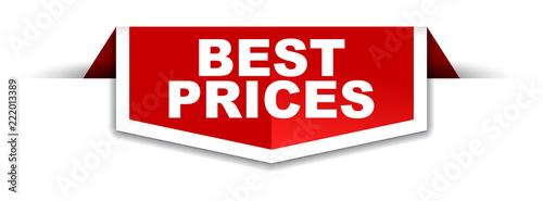 red and white banner best prices