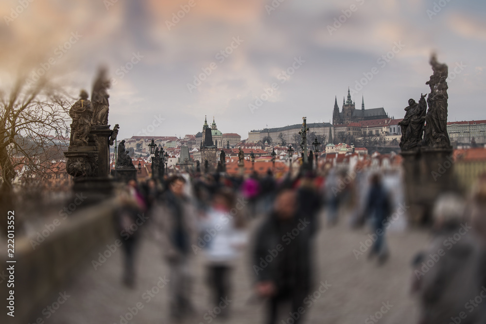 Obraz premium Prague - Charles bridge, Czech Republic