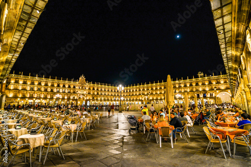 Obraz na płótnie Plaza Major - Salamanca - Spain w salonie