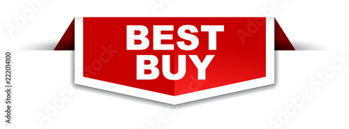 red and white banner best buy