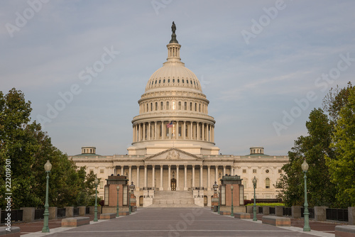 The United States Capitol Building in Early Light