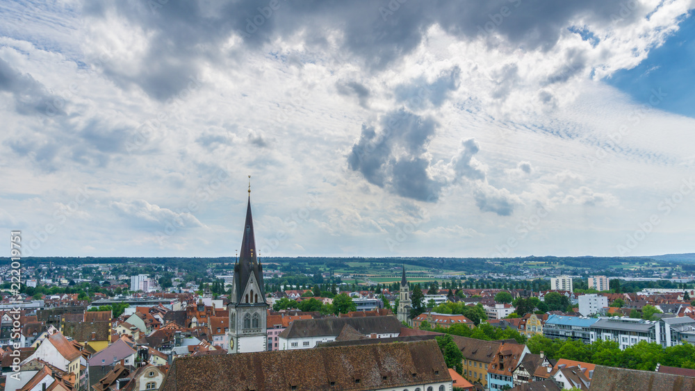 Germany, Roofs of constance from above