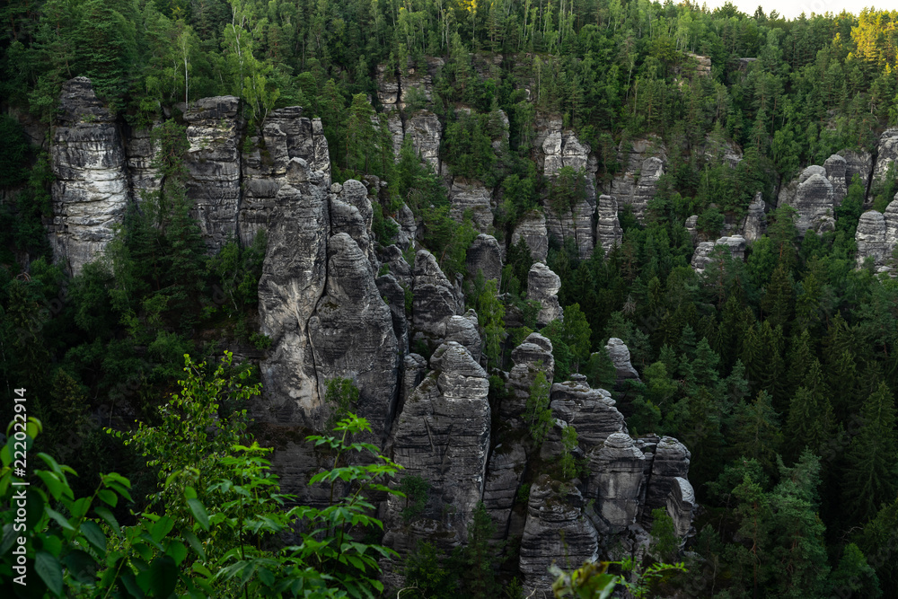 Landscapes of Saxon Switzerland - is the German part of Elbe Sandstone Mountains. Landscapes of Saxon Switzerland - is the German part of Elbe Sandstone Mountains.