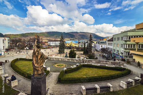 Foto The square Andreja Hlinku in Zilina - Slovak Republic