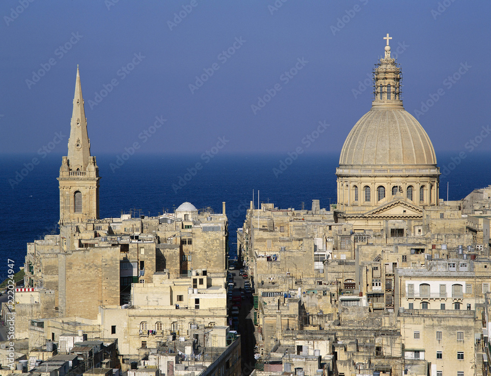 View over Valletta