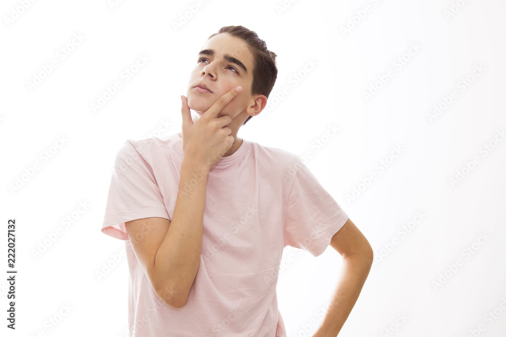 young teenage student to fashion isolated young teenage student to fashion isolated