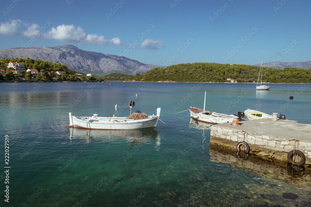 The view from Korcula island, Croatia