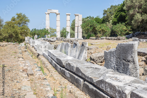 The Sanctuary of the Great Gods Temple Complex on the island of Samothrace photo