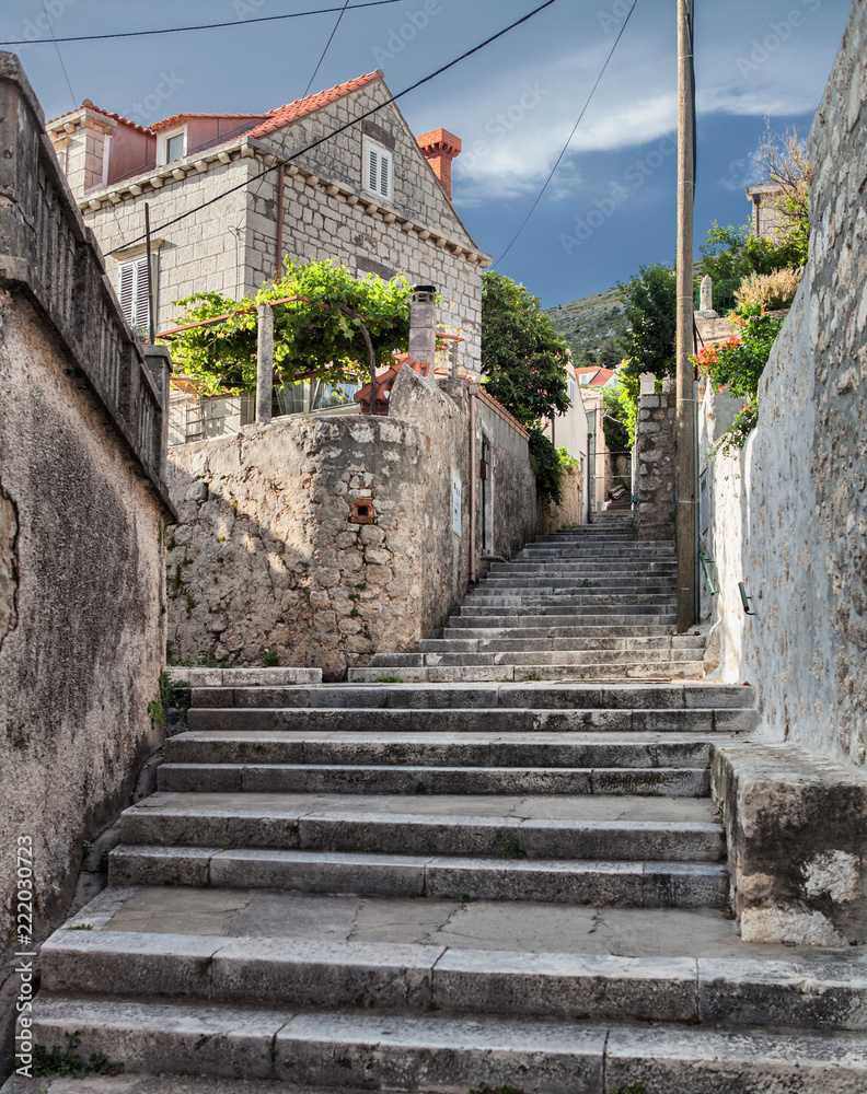 Obraz premium Dubrovnik in Croatia, Old Town