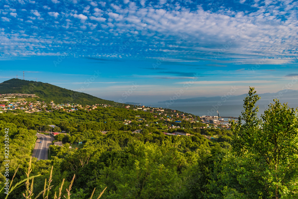 Fototapeta premium Petropavlovsk Kamchatski Panorama