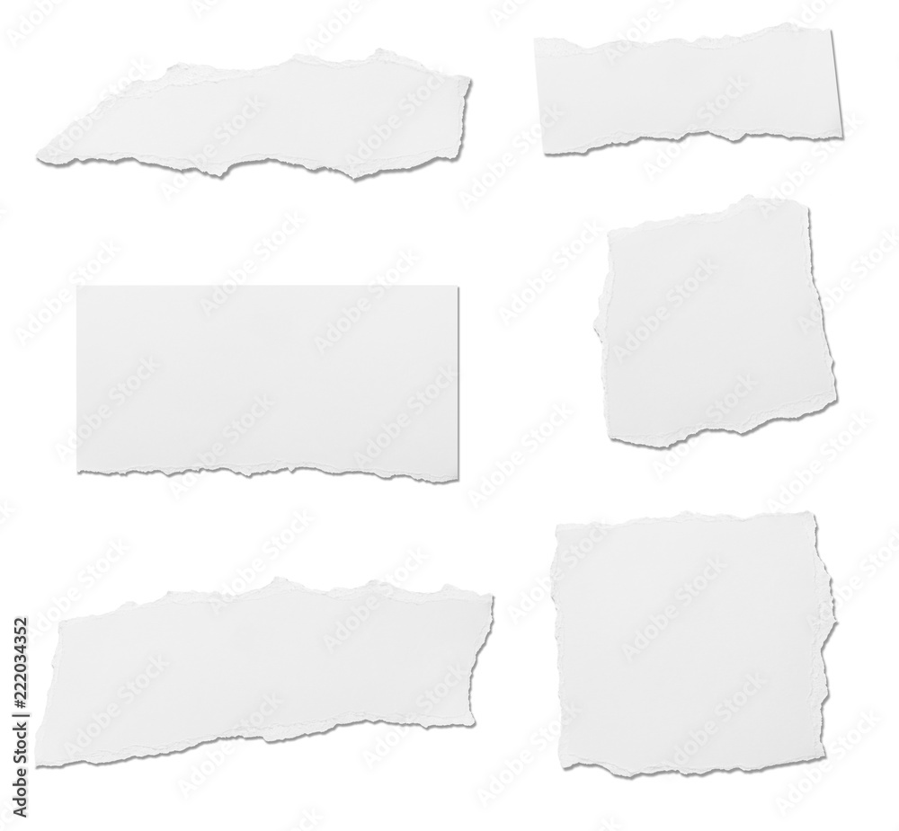 white paper ripped message torn white paper ripped message torn