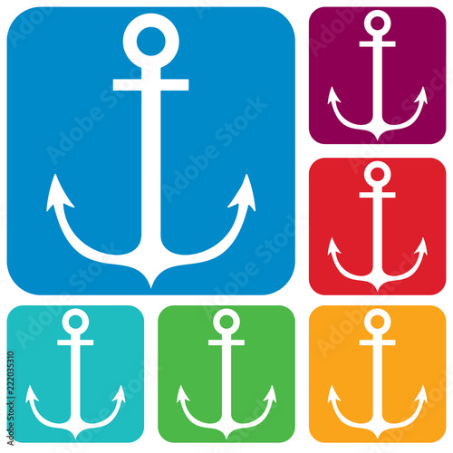 Nautical anchor icon