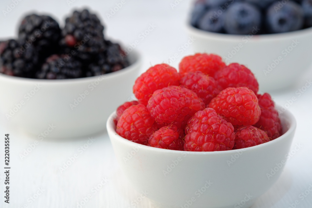 fresh berries on white background fresh berries on white background