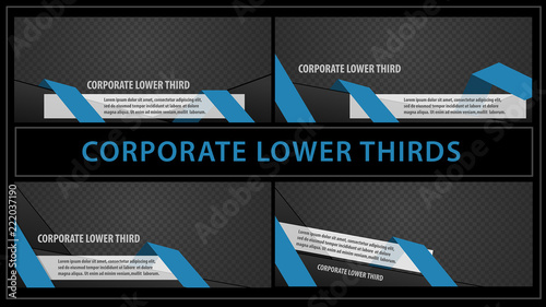 Corporate Line Lower Thirds