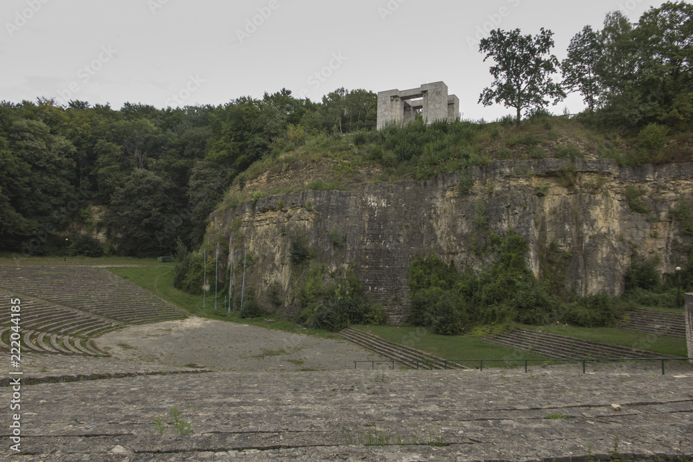 Amphitheater and monument to Silesian insurgents in Mount St. Anne, next to Opole