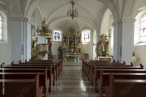 Photos Kamien Slaski, Poland, August 28, 2018: Interior of the St