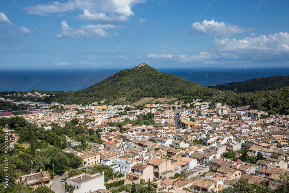 Capdepera, Palma de Mallorca - birds eyes view Capdepera, Palma de Mallorca - birds eyes view