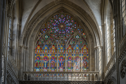 Bayeux, France - 08 16 2018: La Cathédrale de Bayeux