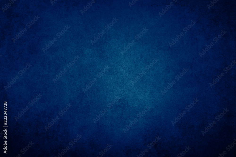 Blue textured dark concrete stone wall background