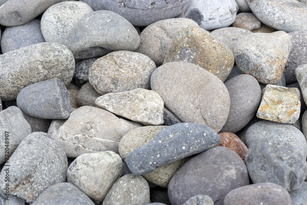 Nice view of rocks on the beach