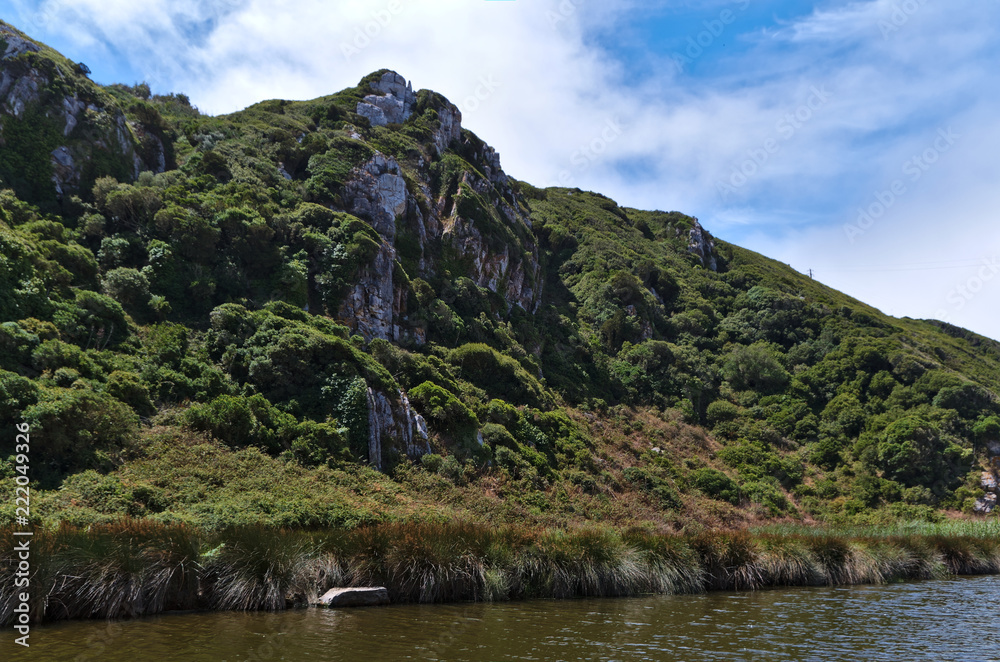 River near the beach of Porto Novo in Torres Vedras, Portugal