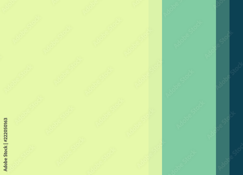 Striped background in citrine, yellow-green, shades of green, with deep teal accent, vertical stripes, color palette background