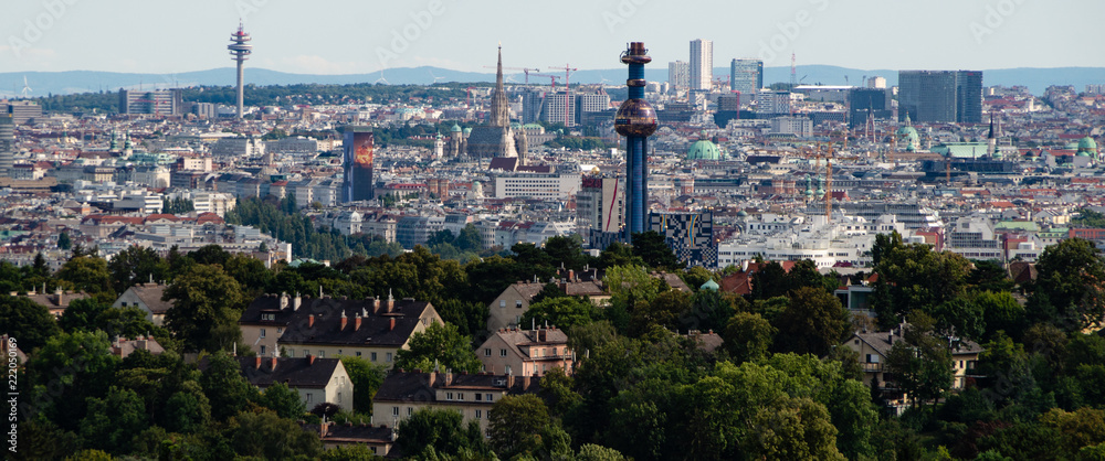 Naklejka premium Panorama Vienna