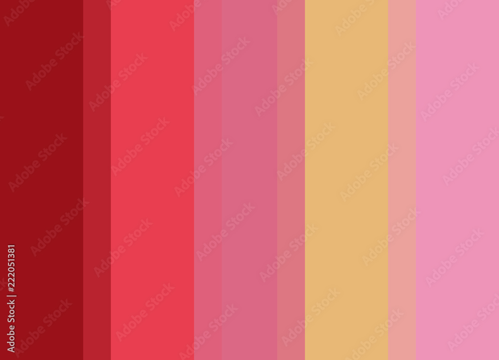 pink flushed Color Palette