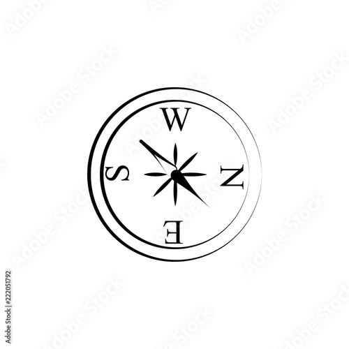 compass icon. Element of anti aging icon for mobile concept and web apps. Doodle style compass icon can be used for web and mobile