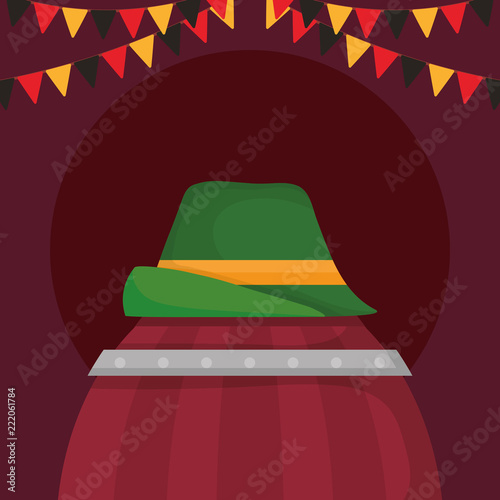 traditional german hat icon
