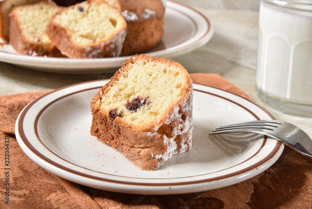 Gourmet cranberry cake