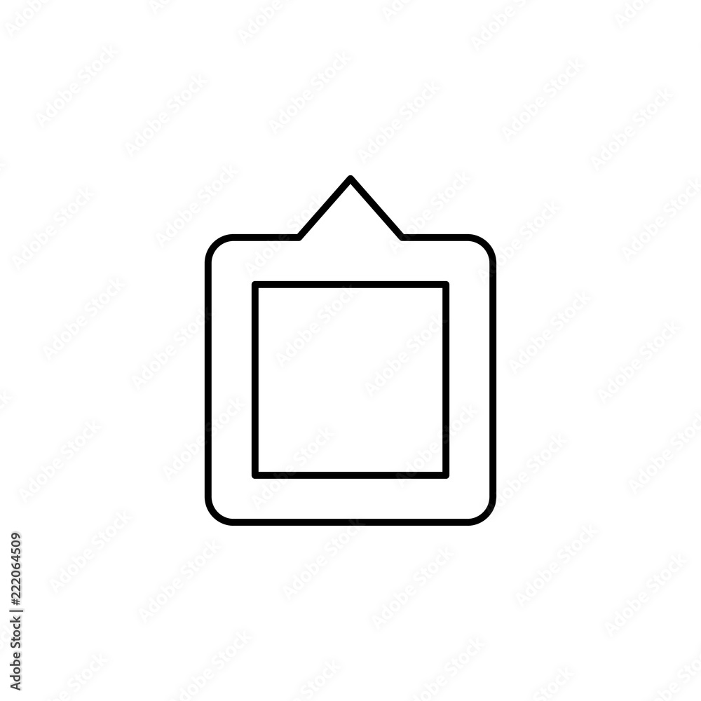 Frame sign icon. Element of image sign for mobile concept and web apps illustration. Thin line icon for website design and development, app development. Premium icon Frame sign icon. Element of image sign for mobile concept and web apps illustration. Thin line icon for website design and development, app development. Premium icon