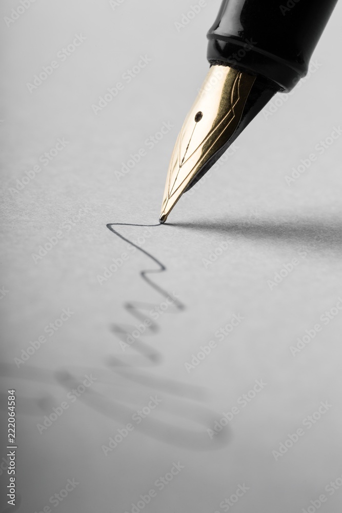 Fototapeta premium signature signing