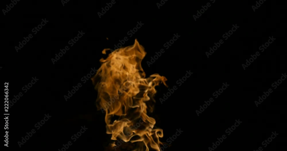 Fire flames in the dark Fire flames in the dark