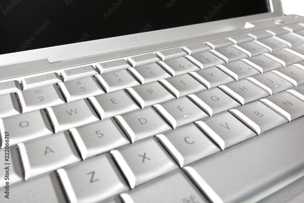 Closeup of Laptop Keyboard