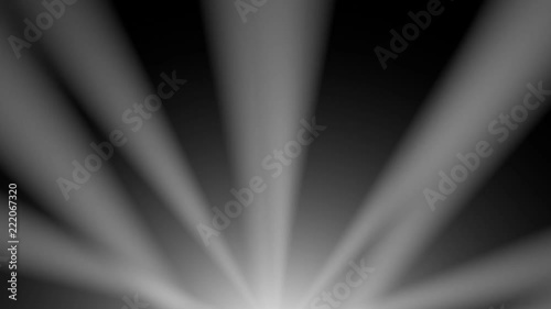 Background of moving Spotlights on Black, the file is looping