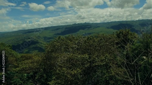 AEREALS FROM VARIOUS MAYAN NEW HOUSES IN CHIAPAS MEXICO SHOT IN 4K photo