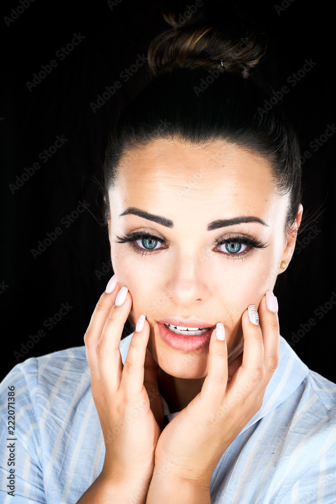 Beauty portrait of a young healthy woman Beauty portrait of a young healthy woman