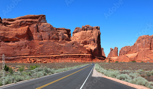 Way to Arches national park