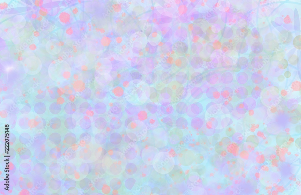  abstract beautiful soft colored floral pattern overall background with frame border
