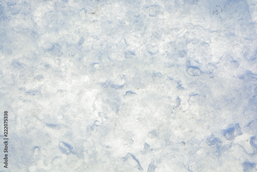 The texture of the ice. The frozen water.Winter background    